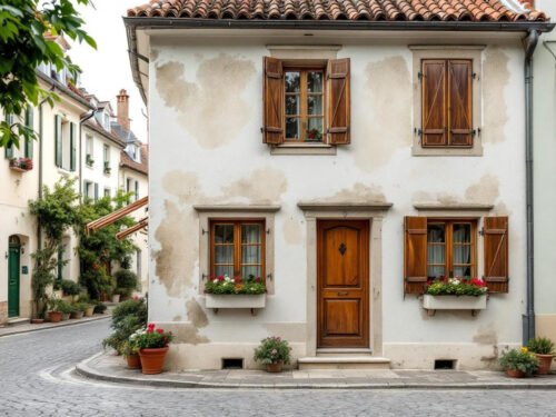 façade maison ancienne